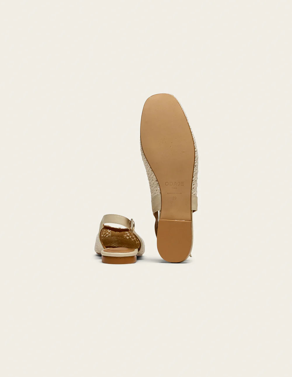 Ballerines Mahana - Tressé écru - Image 3