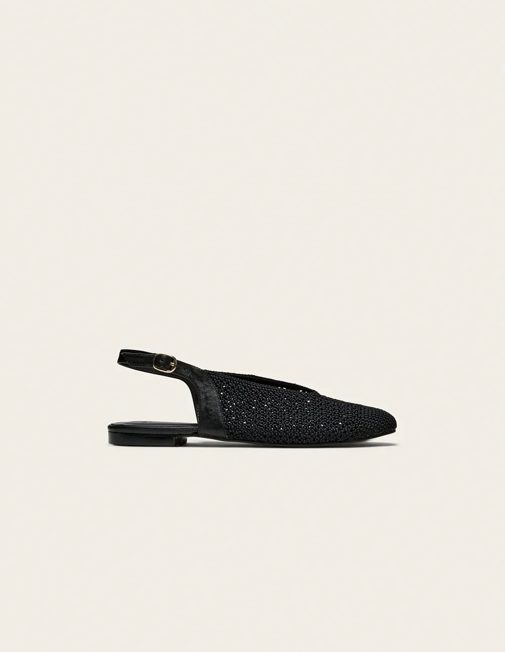 Ballerines Mahana - Tressé noir