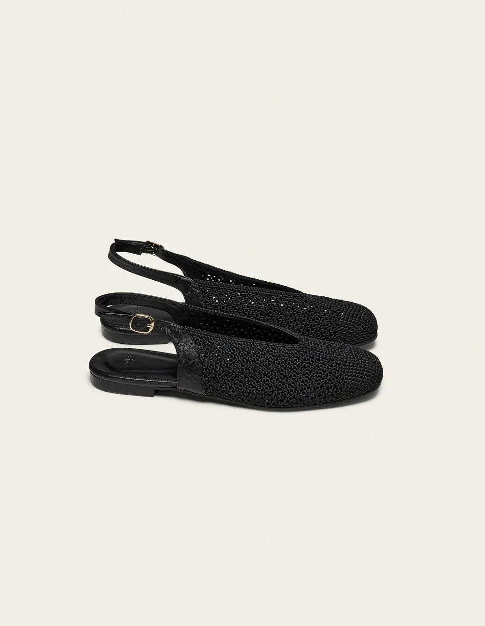 Ballerines Mahana - Tressé noir - Image 2
