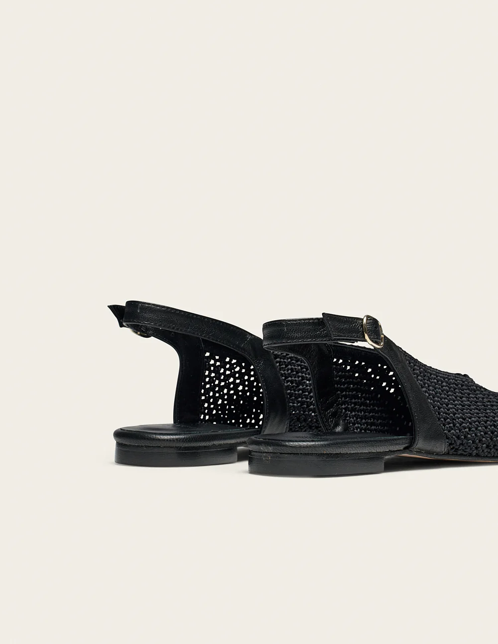 Ballerines Mahana - Tressé noir - Image 3