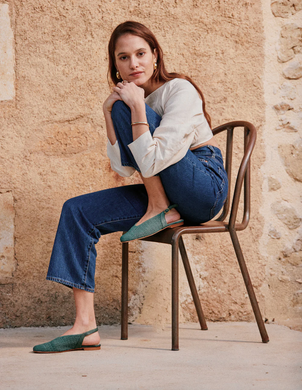 Ballerines Mahana - Tressé vert - Image 3