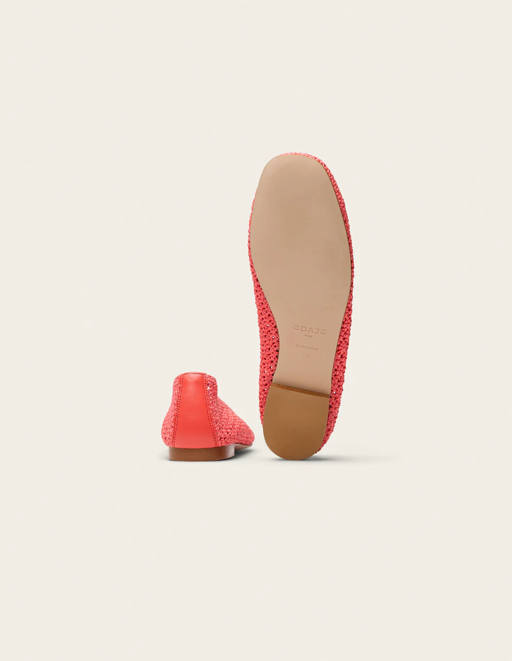 Ballerines Mahi - Tressé corail - Image 6