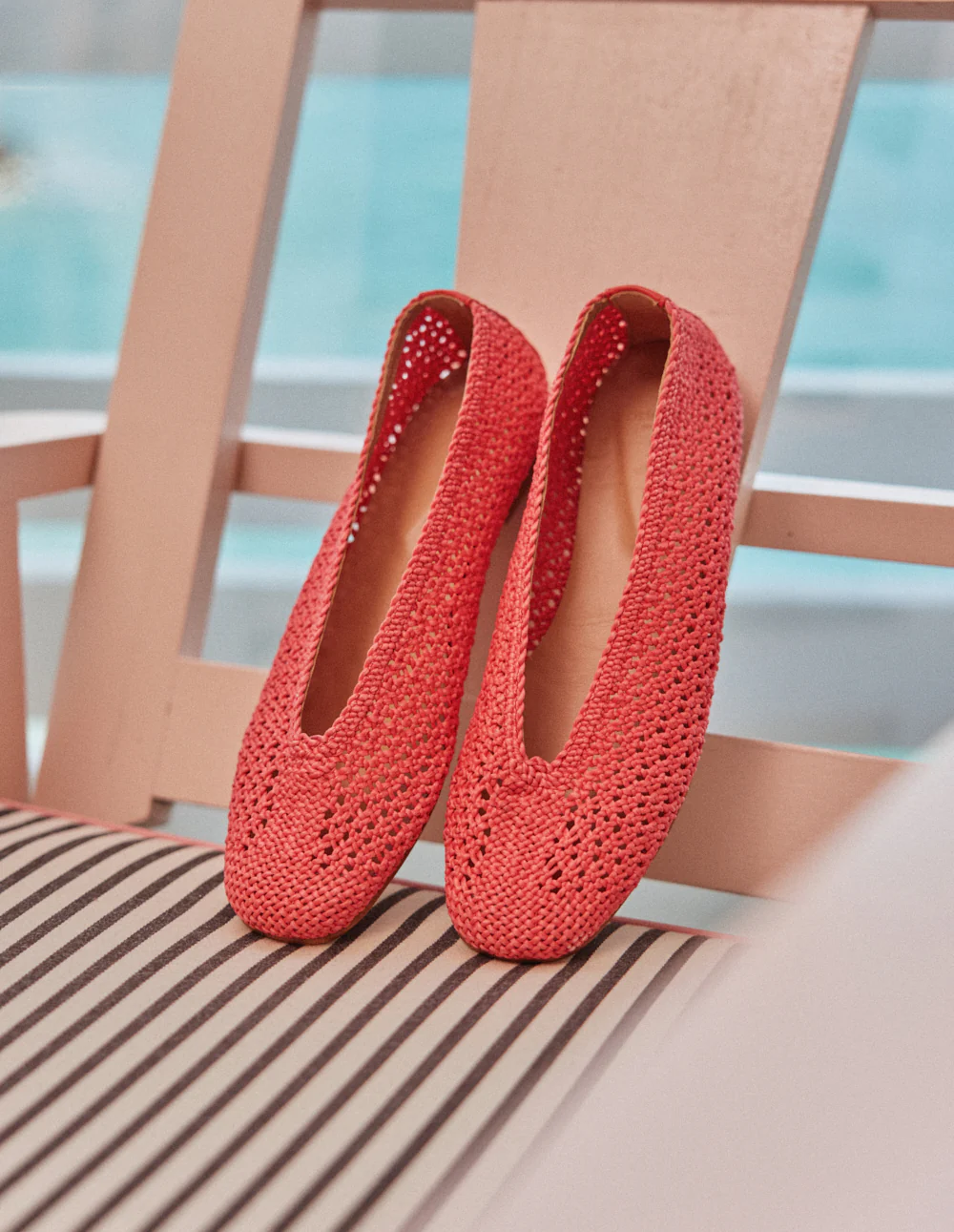 Ballerines Mahi - Tressé corail - Image 7