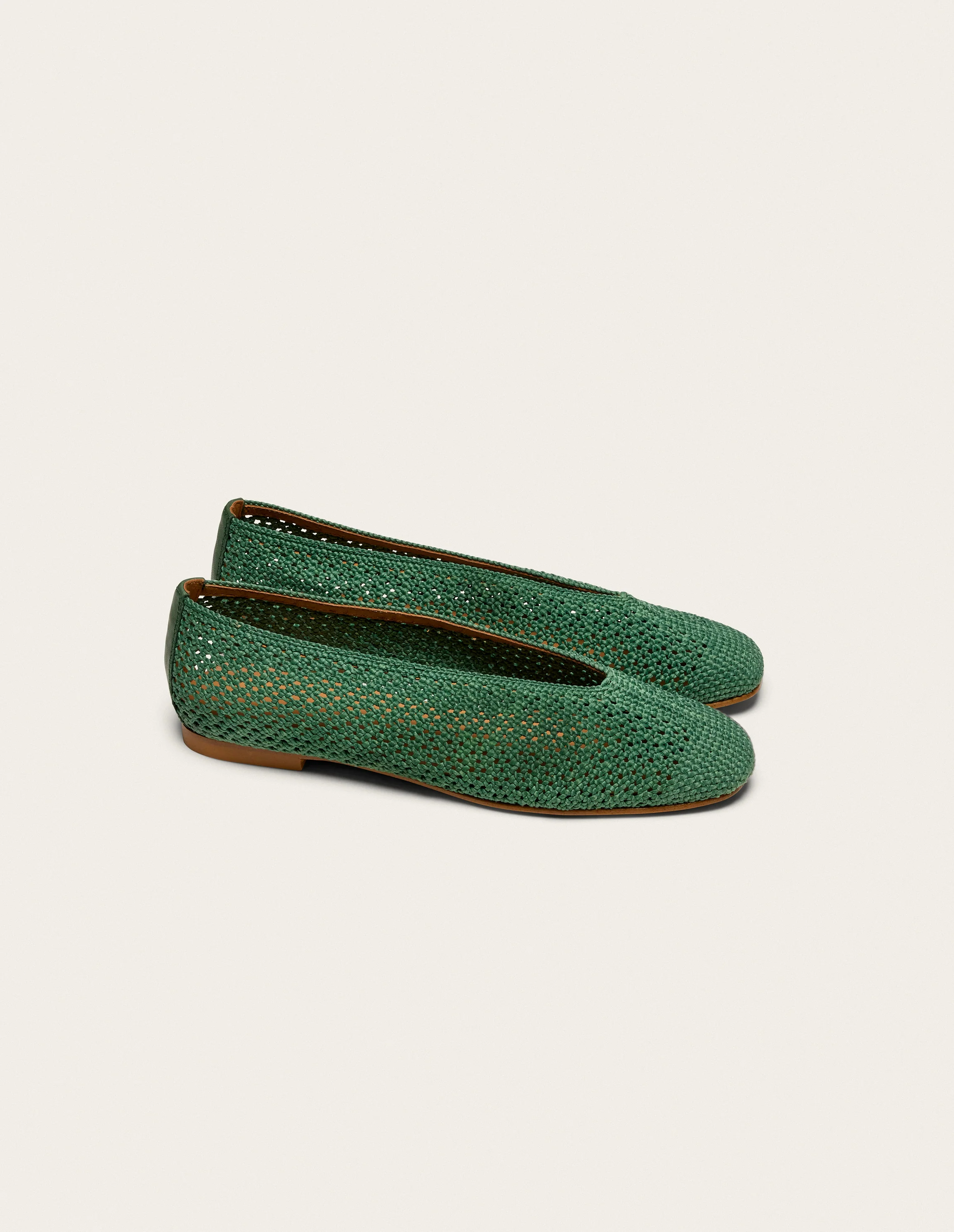 Ballerines Mahi - Tressé vert - Image 3
