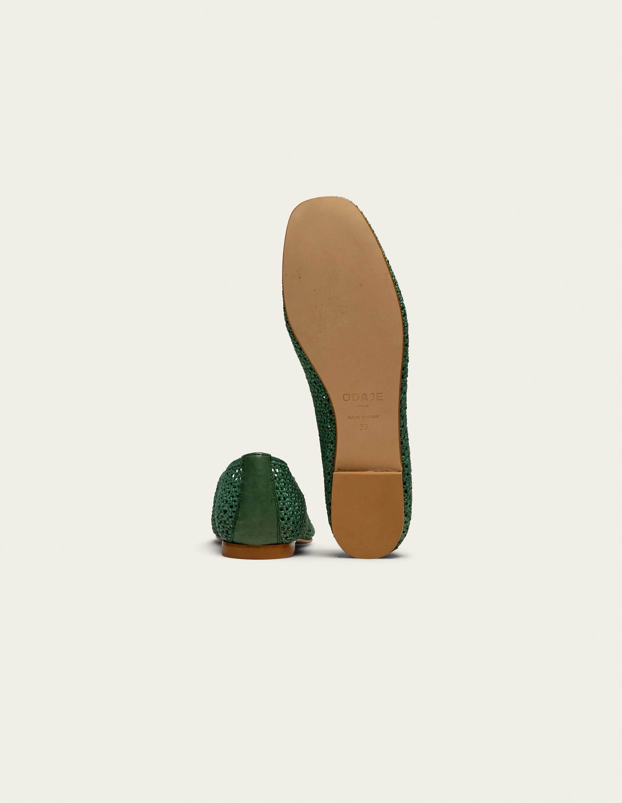 Ballerines Mahi - Tressé vert - Image 7