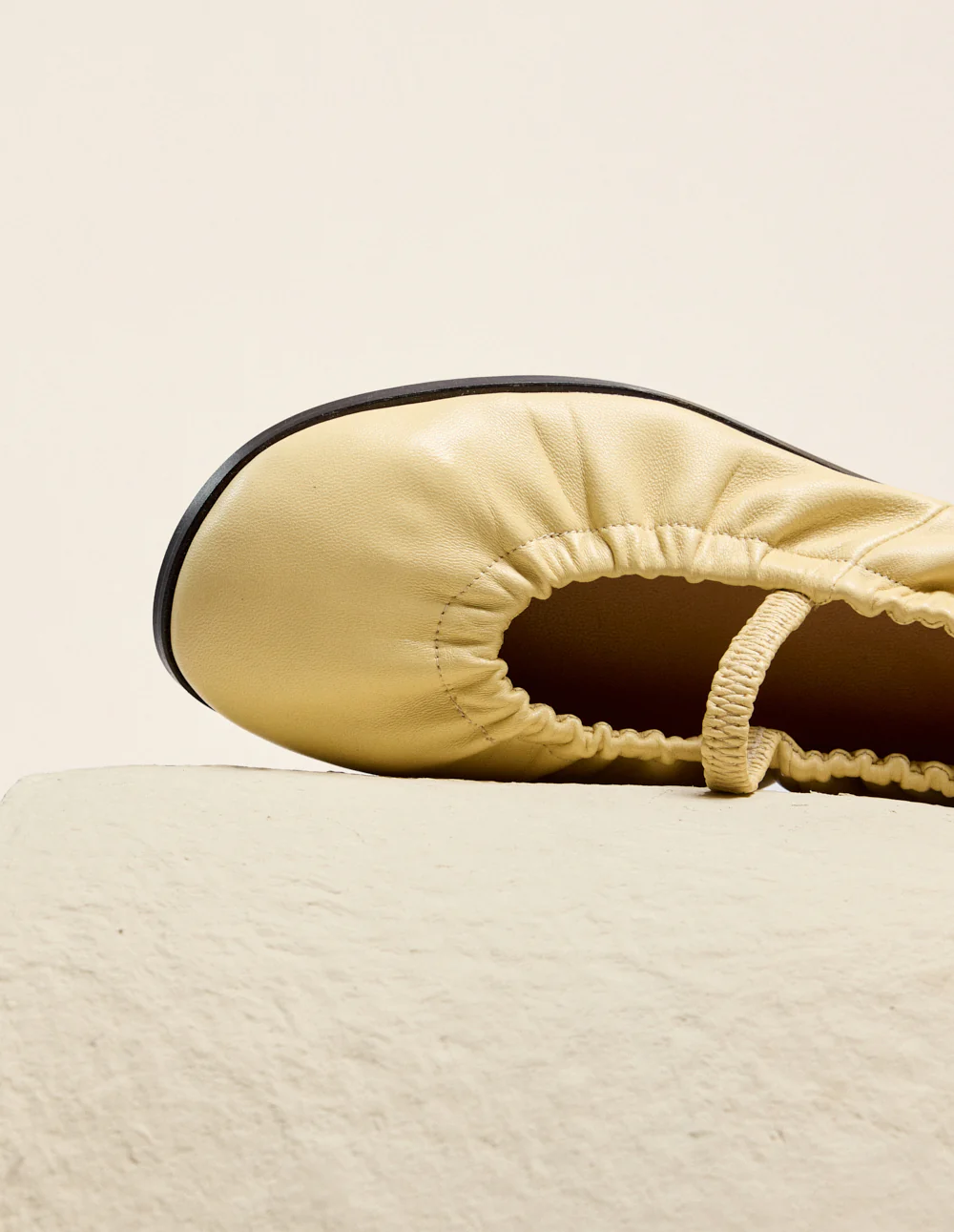 Ballerines Miluna - Cuir amande - Image 4