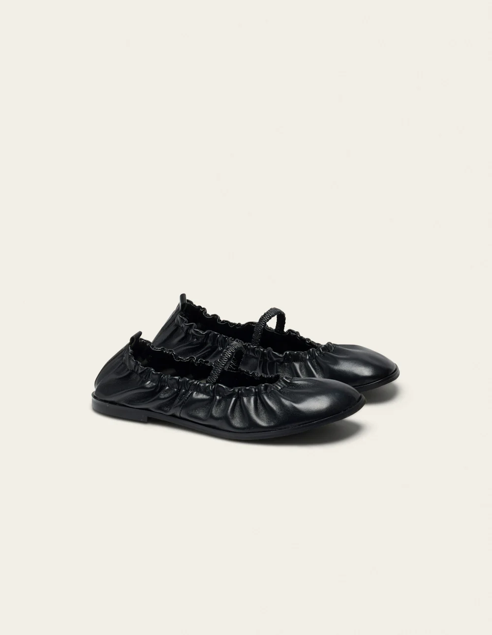 Ballerines Miluna - Cuir noir - Image 4
