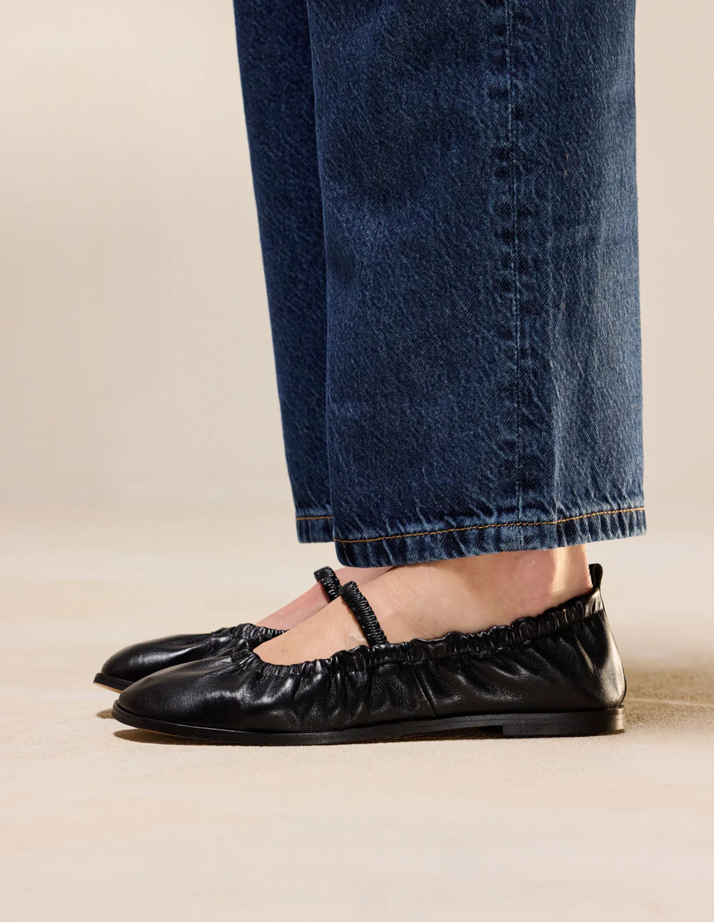 Ballerines Miluna - Cuir noir - Image 5