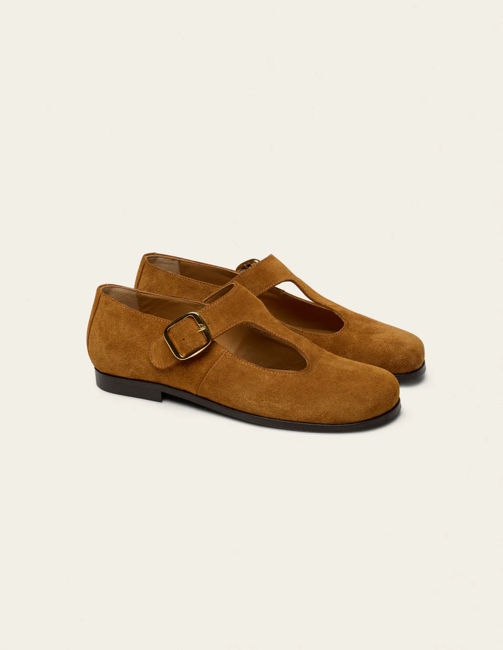 Ballerines Opal - Suède ambre - Image 3