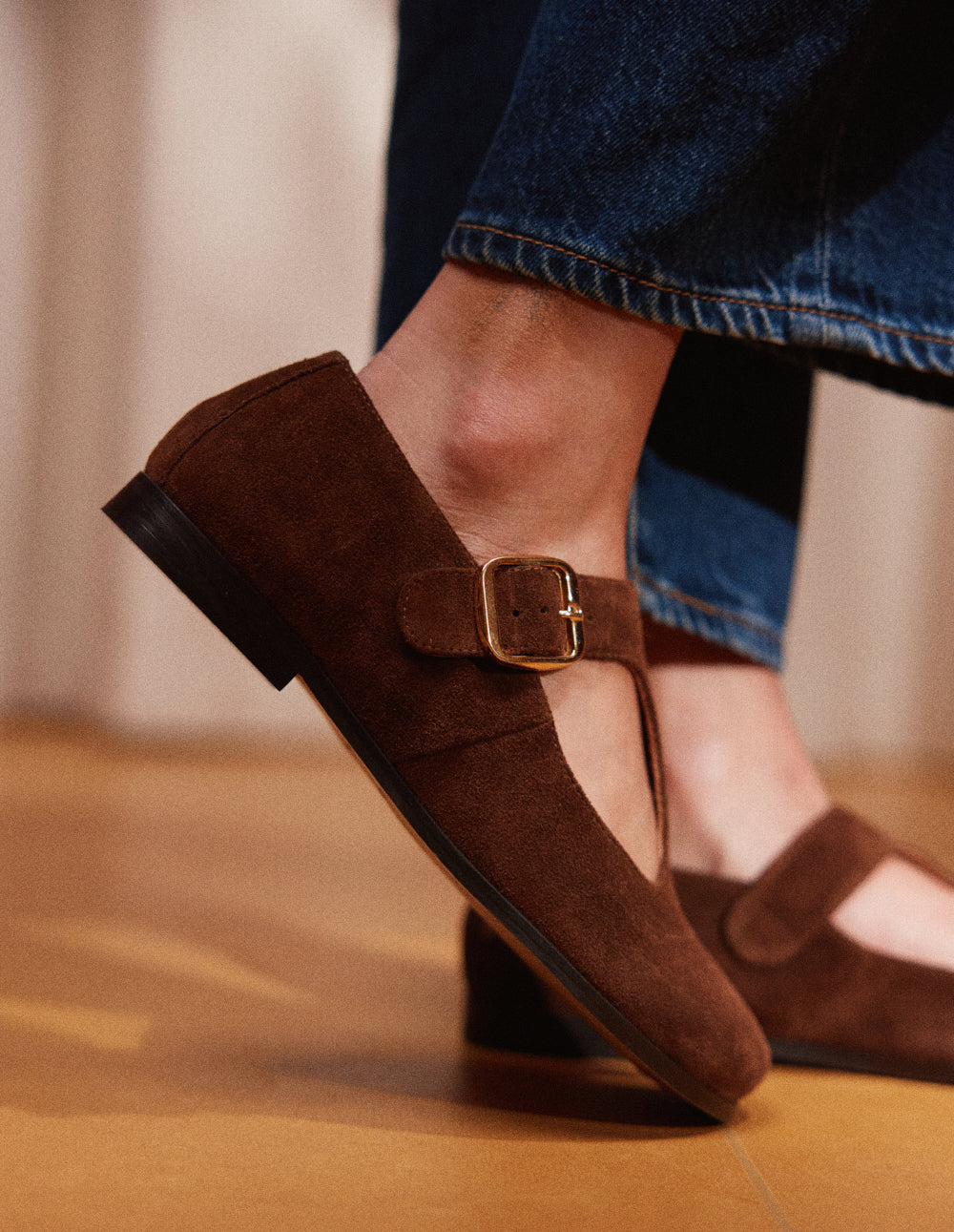 Ballerines Opal - Suède marron - Image 5
