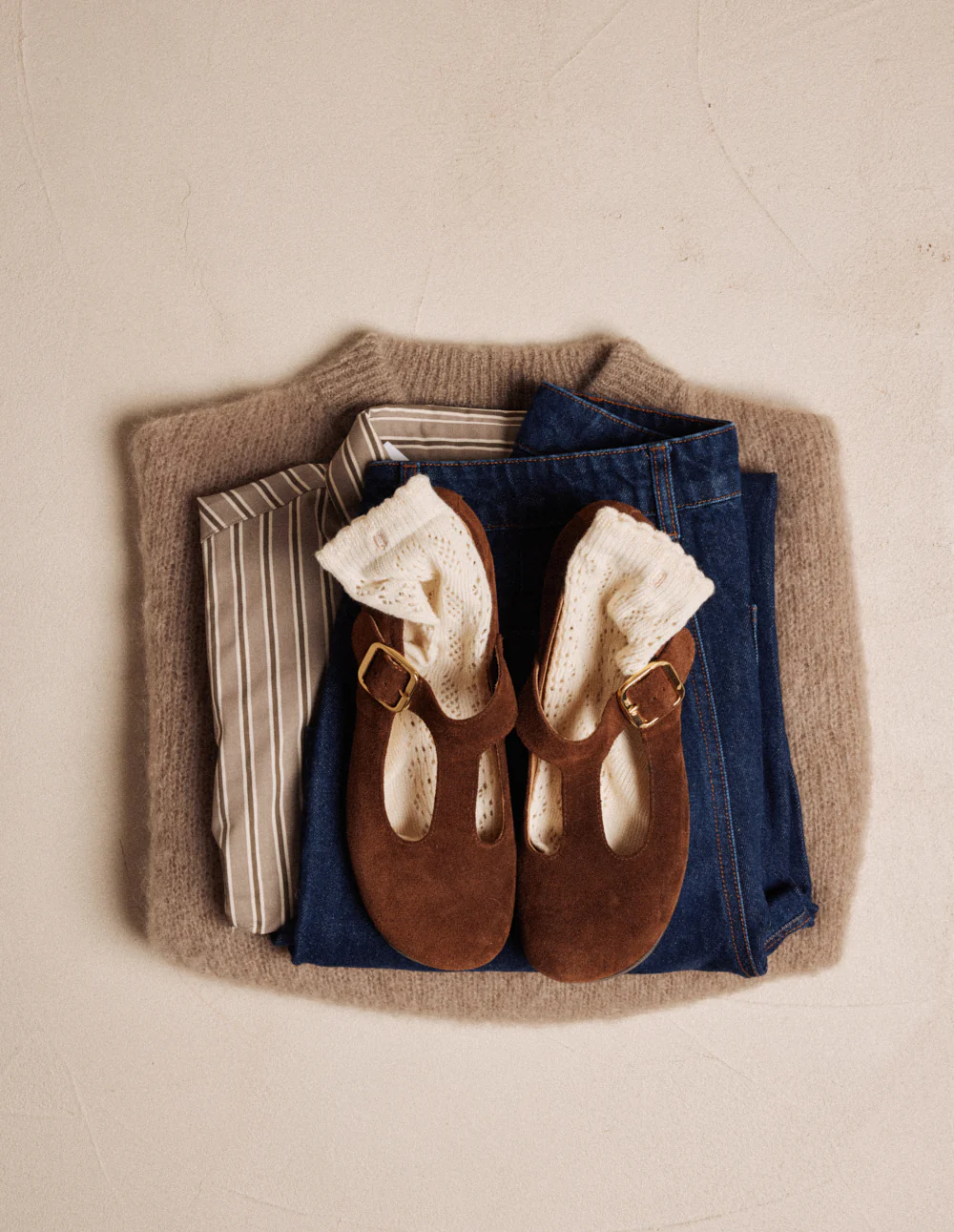 Ballerines Opal - Suède marron - Image 6