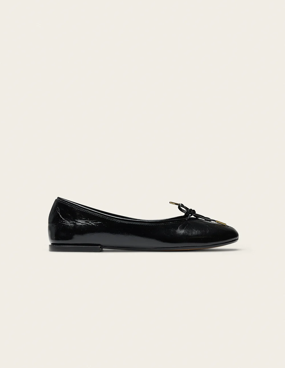Ballerines Palea - Cuir plissé noir - Image 2