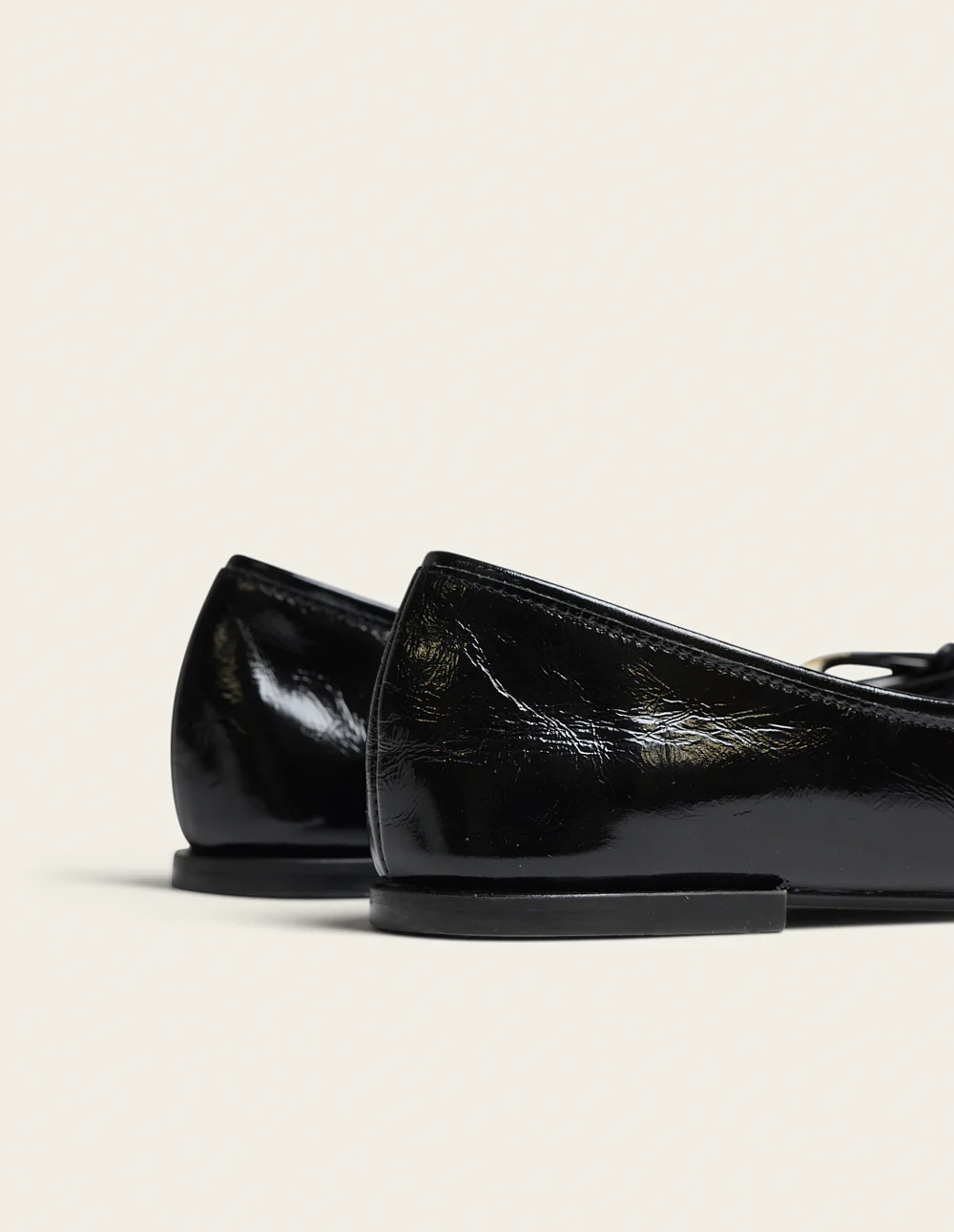 Ballerines Palea - Cuir plissé noir - Image 4
