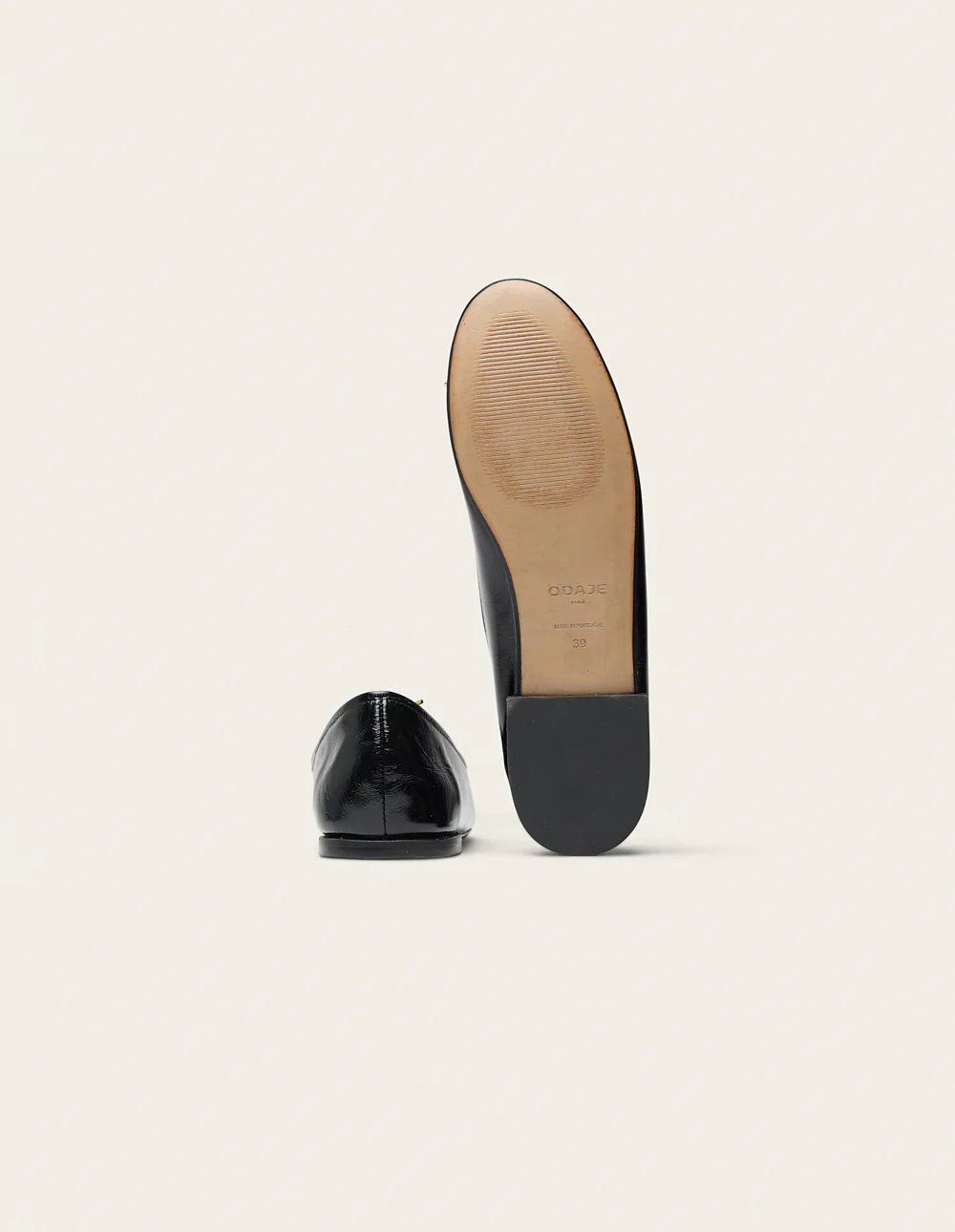 Ballerines Palea - Cuir plissé noir - Image 6