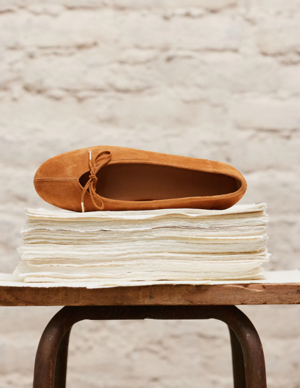 Ballerines Palea - Suède ambre - Image 5