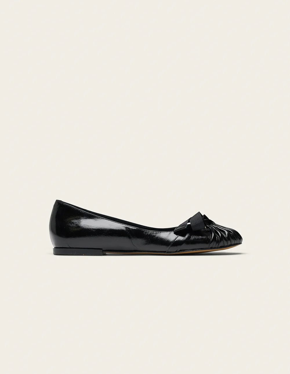 Ballerines Sana - Cuir plissé noir - Image 2