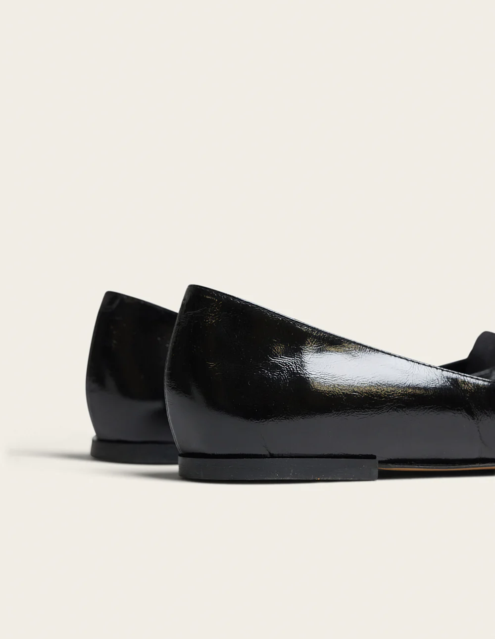 Ballerines Sana - Cuir plissé noir - Image 5