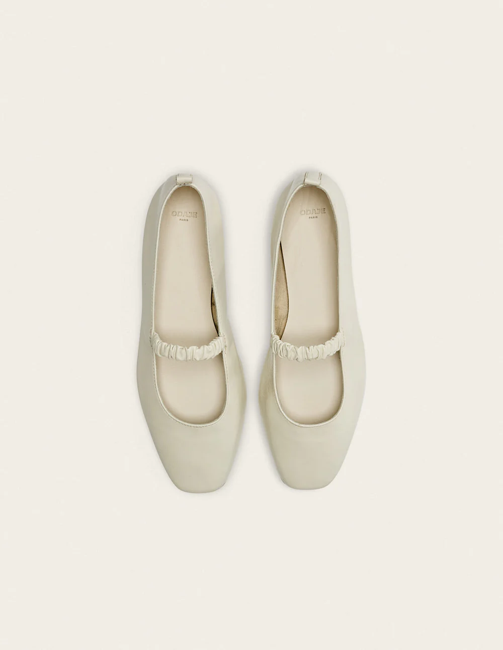 Ballerines Serra - Cuir écru - Image 3