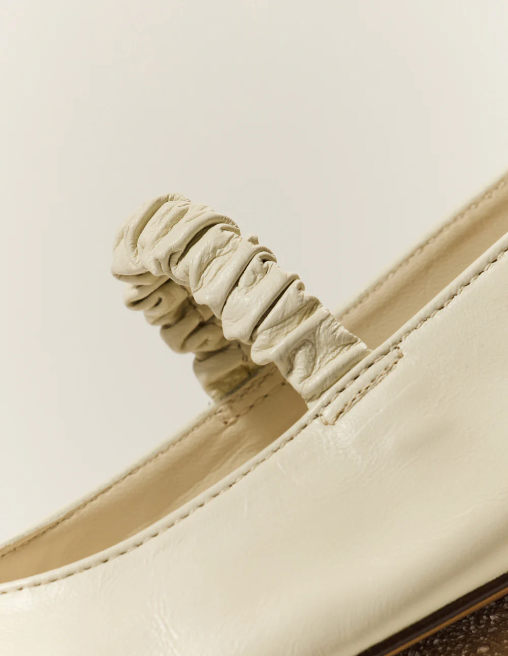 Ballerines Serra - Cuir écru - Image 4