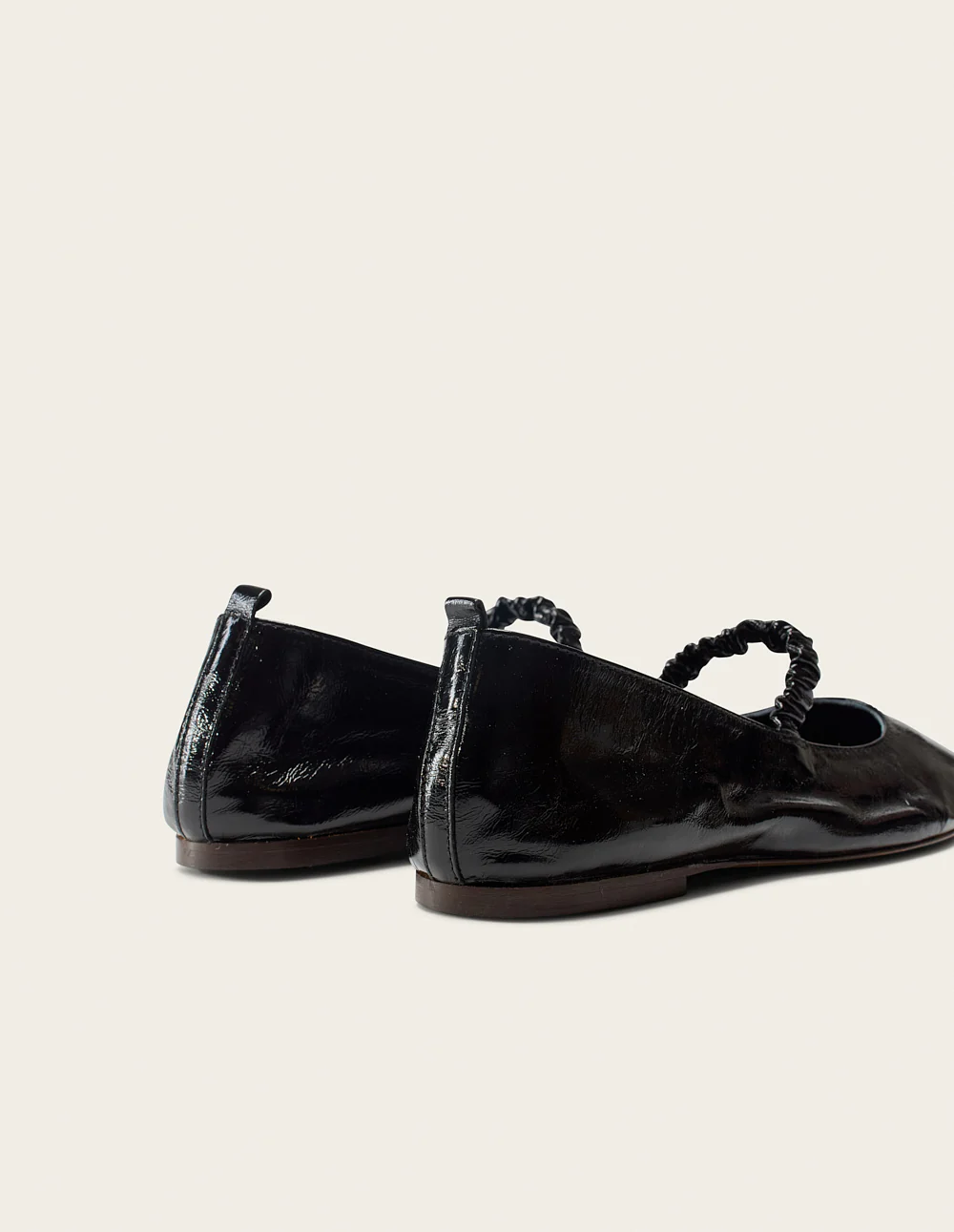 Ballerines Serra - Cuir plissé noir - Image 4