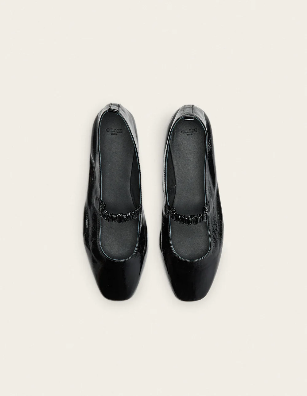 Ballerines Serra - Cuir plissé noir - Image 6