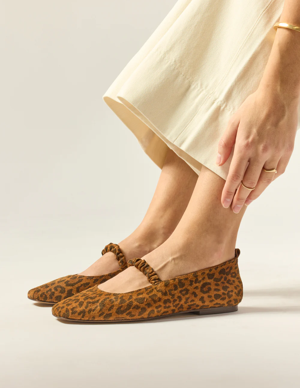 Ballerines Serra - Suède léopard - Image 6
