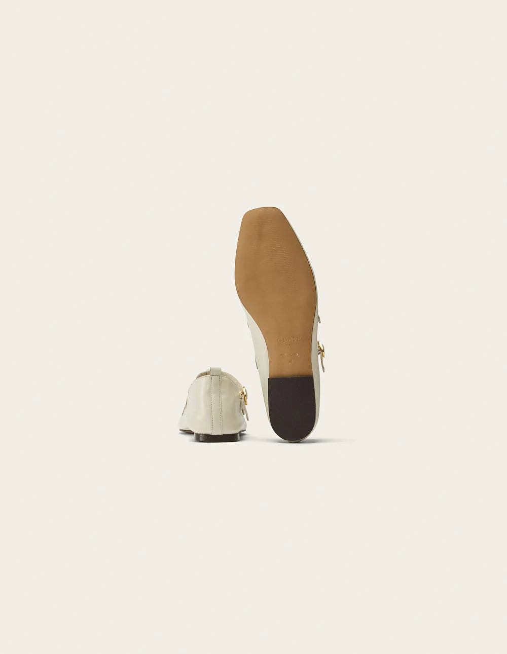 Ballerines Sira - Cuir écru - Image 4