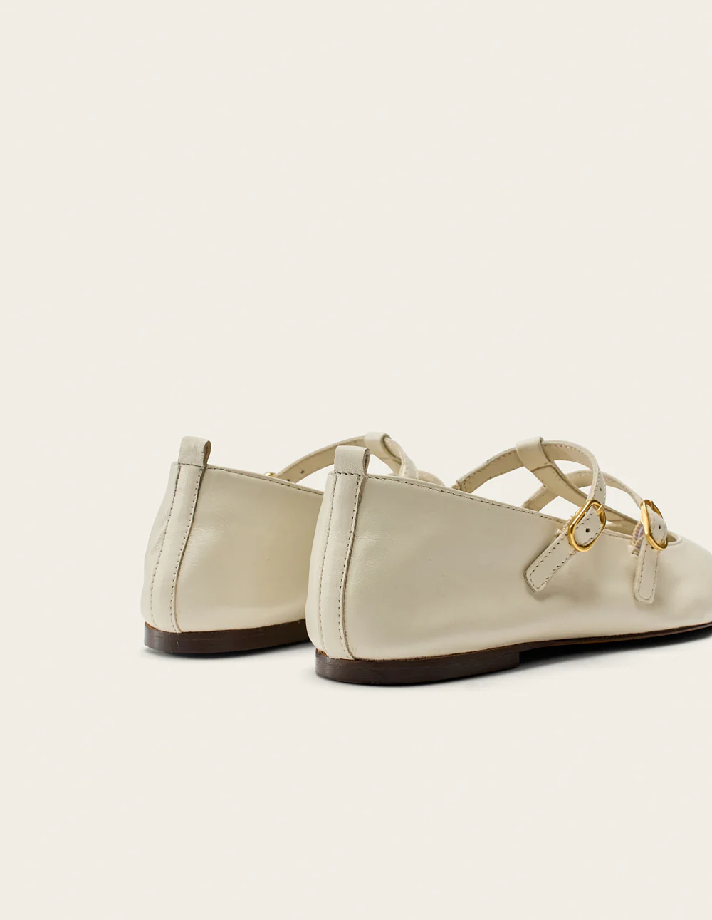 Ballerines Sira - Cuir écru - Image 5