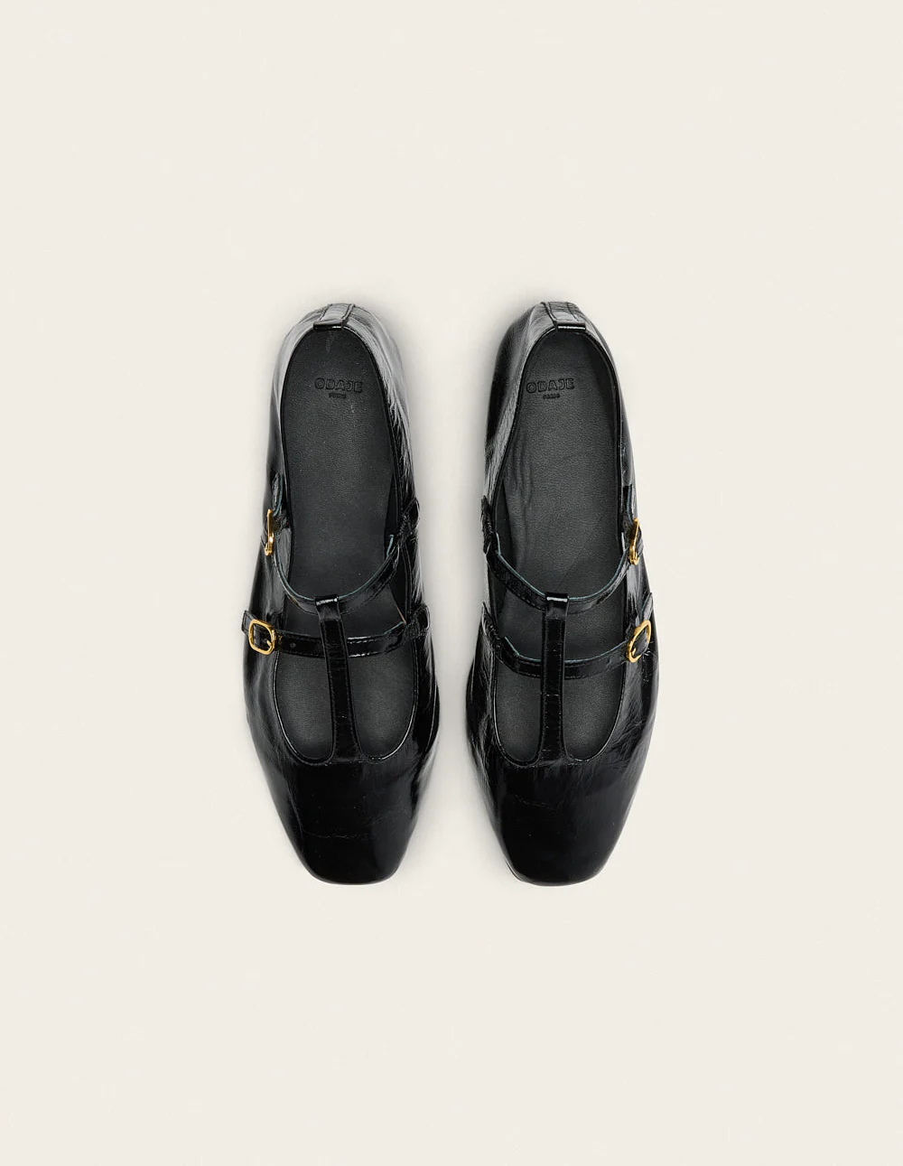 Ballerines Sira - Cuir plissé noir - Image 4