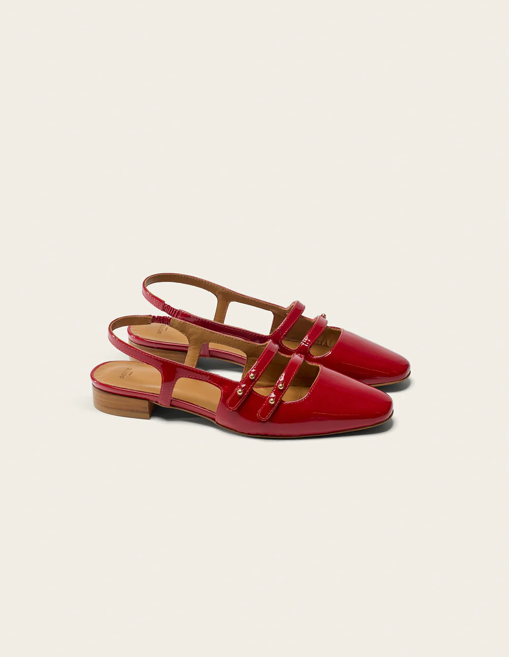 Ballerines Soli - Cuir verni rouge - Image 4
