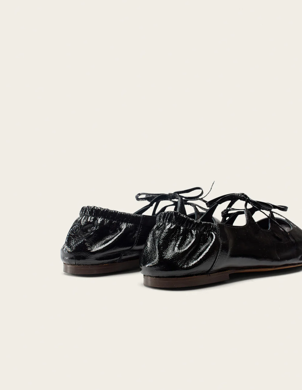 Ballerines Tula - Cuir plissé noir - Image 6