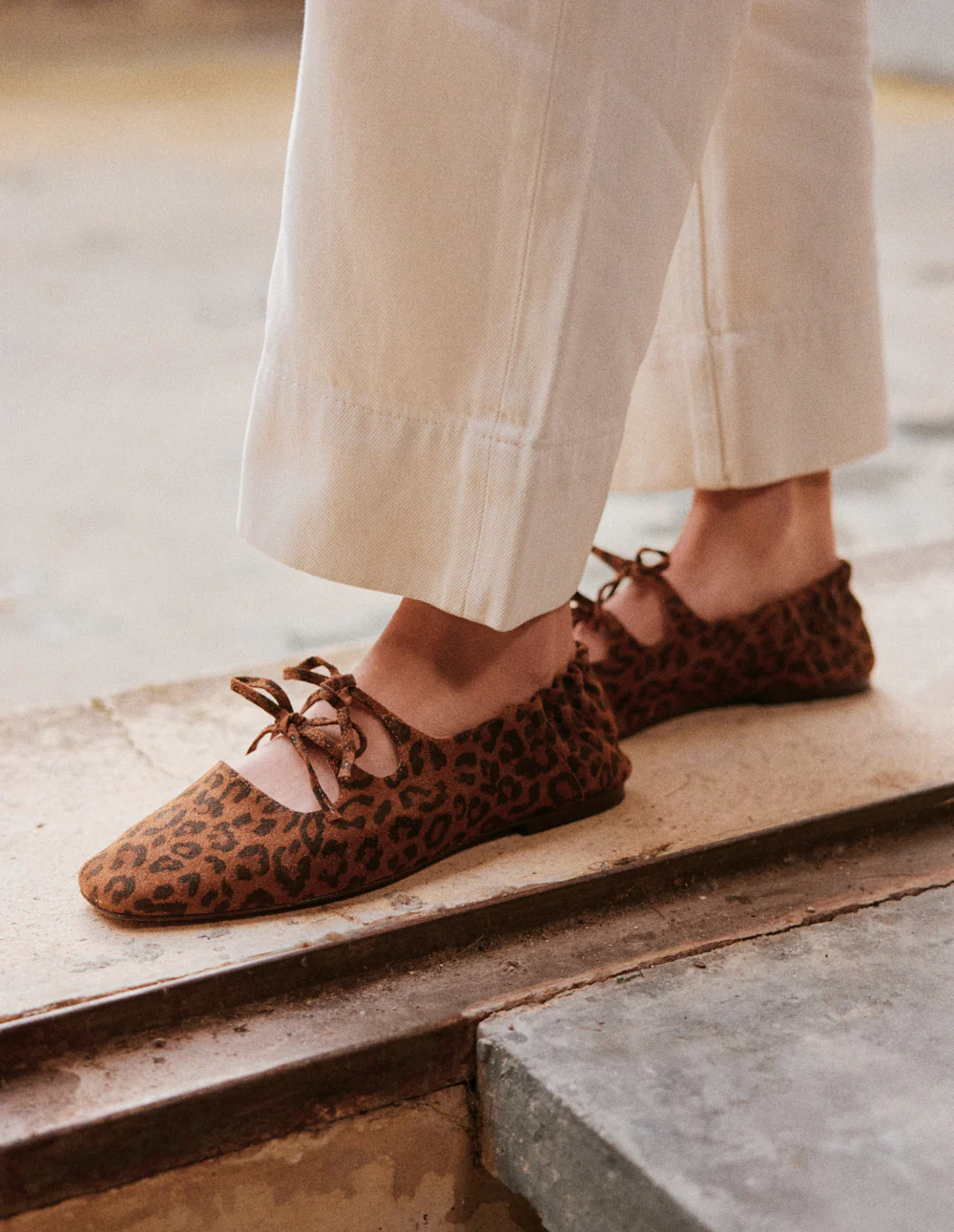 Ballerines Tula - Suède léopard - Image 3