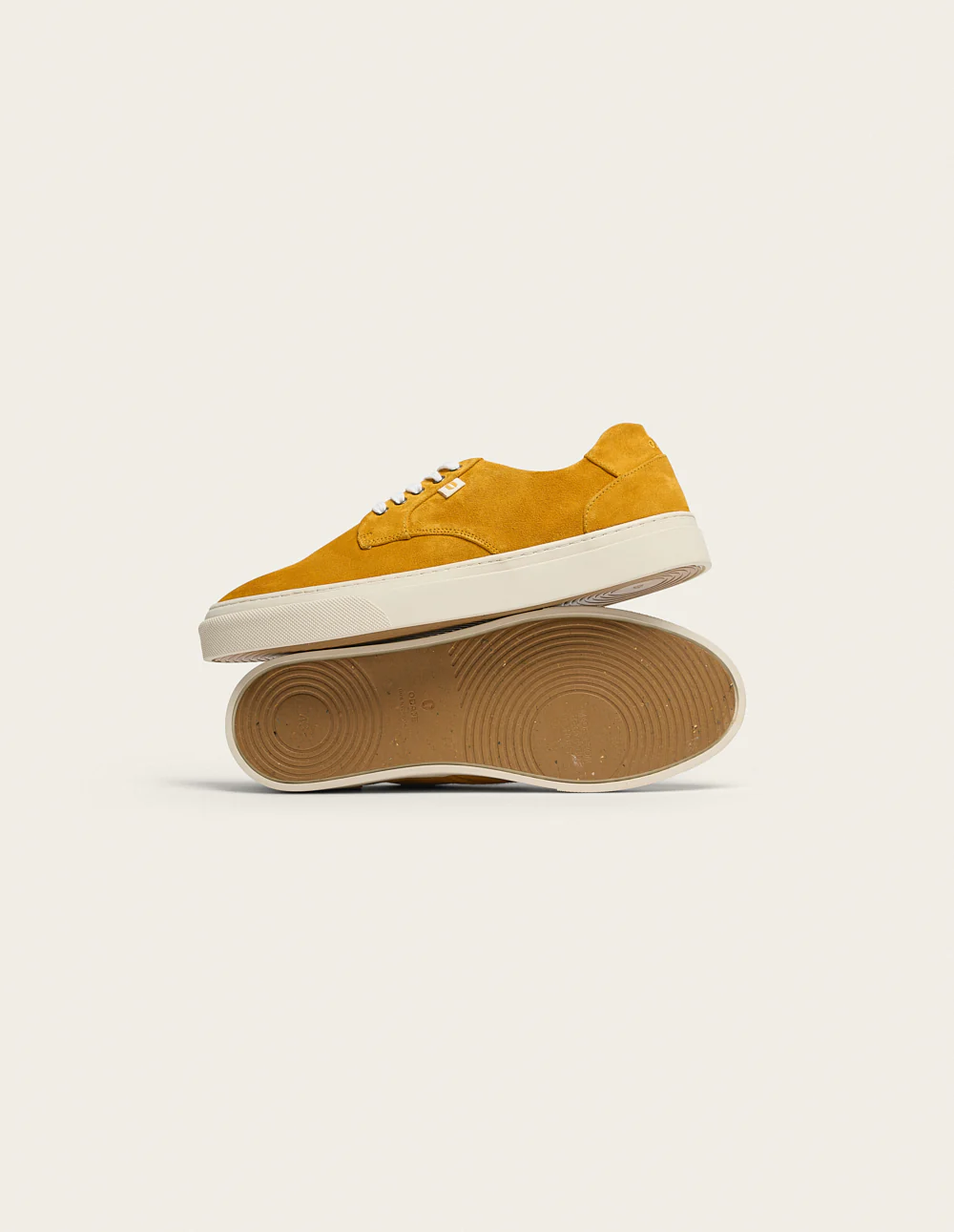 Baskets basses Alexandre - Suède ocre - Image 6