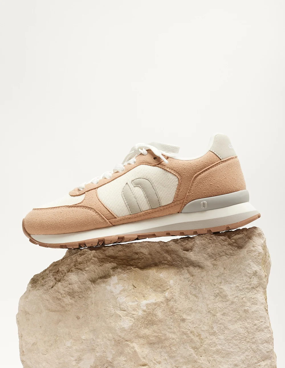 Baskets basses Aline - Nude blanc - Image 3