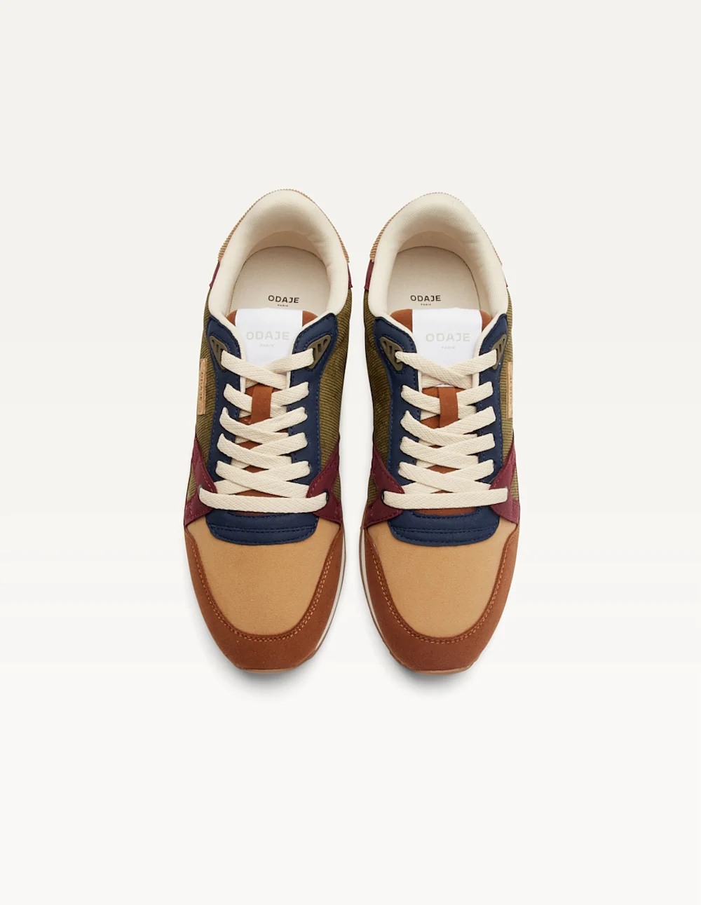 Baskets basses André - Noisette beige pourpre - Image 8