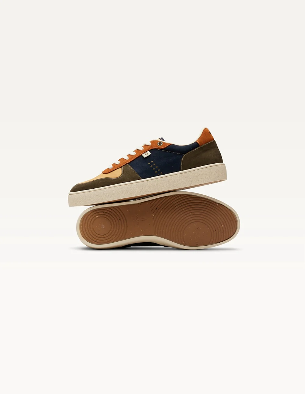 Baskets basses Arthur - Kaki beige noisette - Image 3