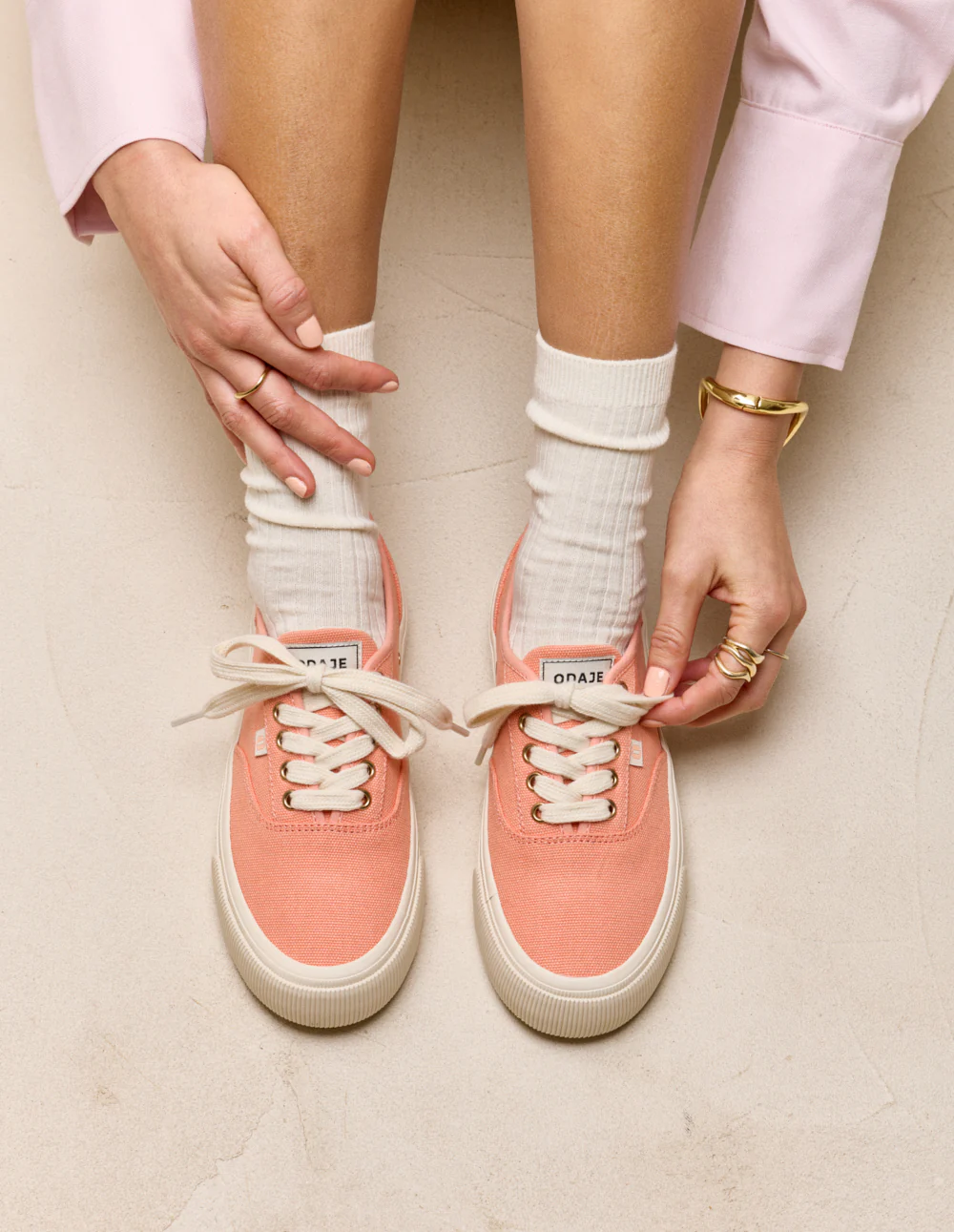 Baskets basses Asila - Blush - Image 3