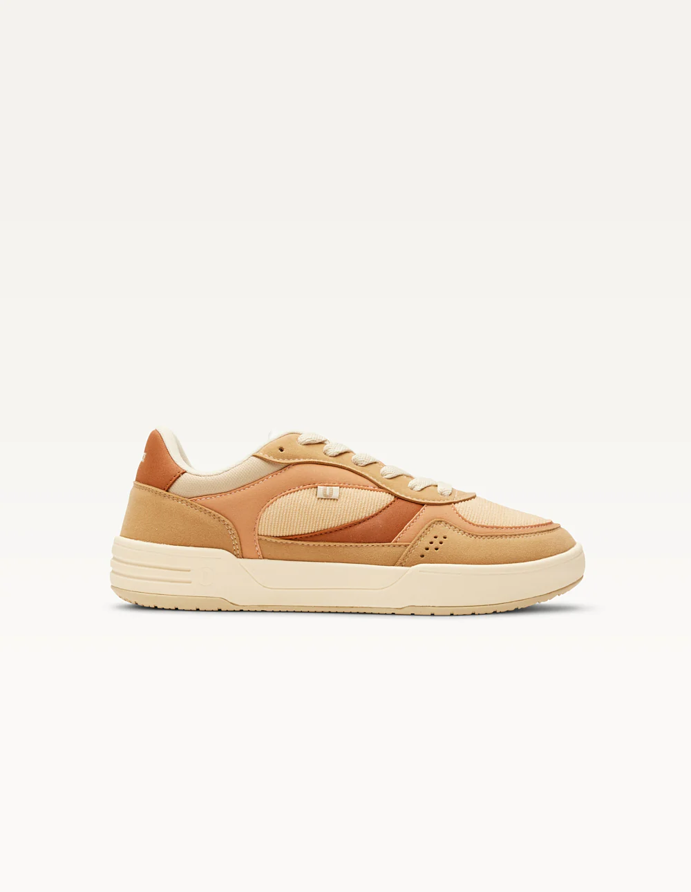 Baskets basses Axelle - Beige pĂȘche crĂšme