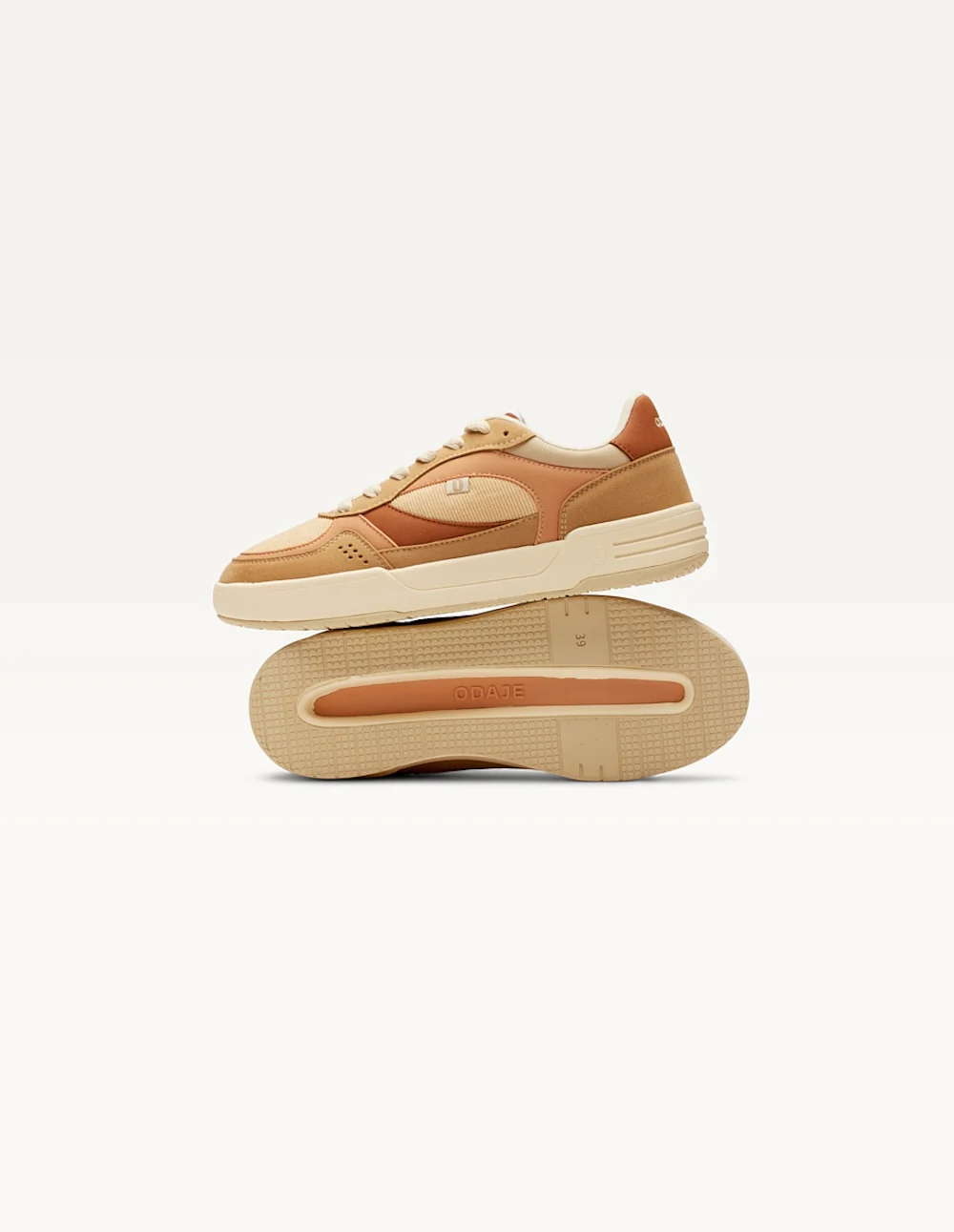 Baskets basses Axelle - Beige pĂȘche crĂšme - Image 3