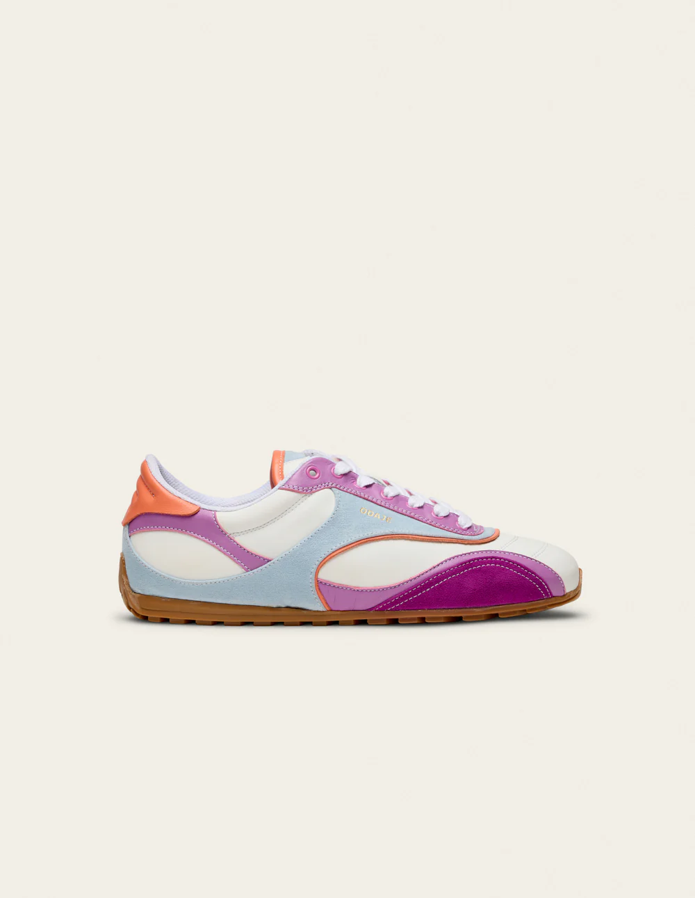Baskets basses Chantua - Lilas turquoise orange