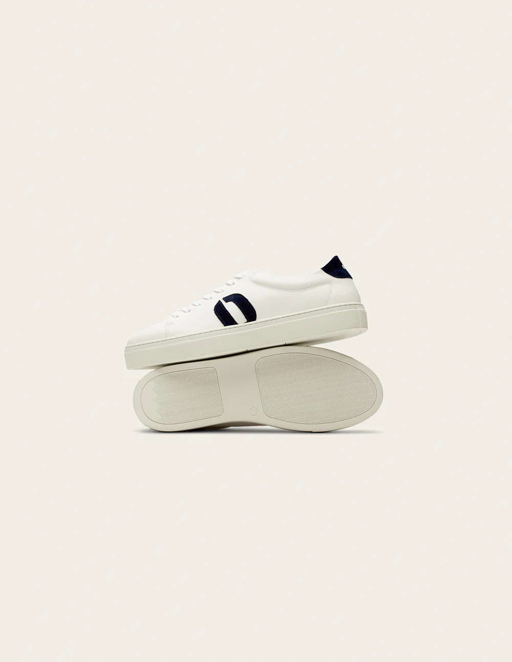 Baskets basses Gabin - Blanc marine - Image 3