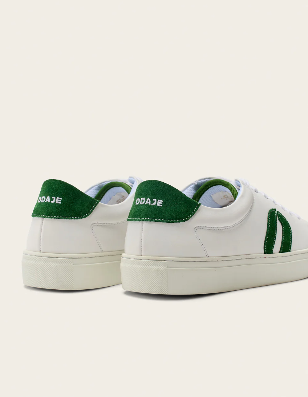 Baskets basses Gabin - Blanc vert - Image 6
