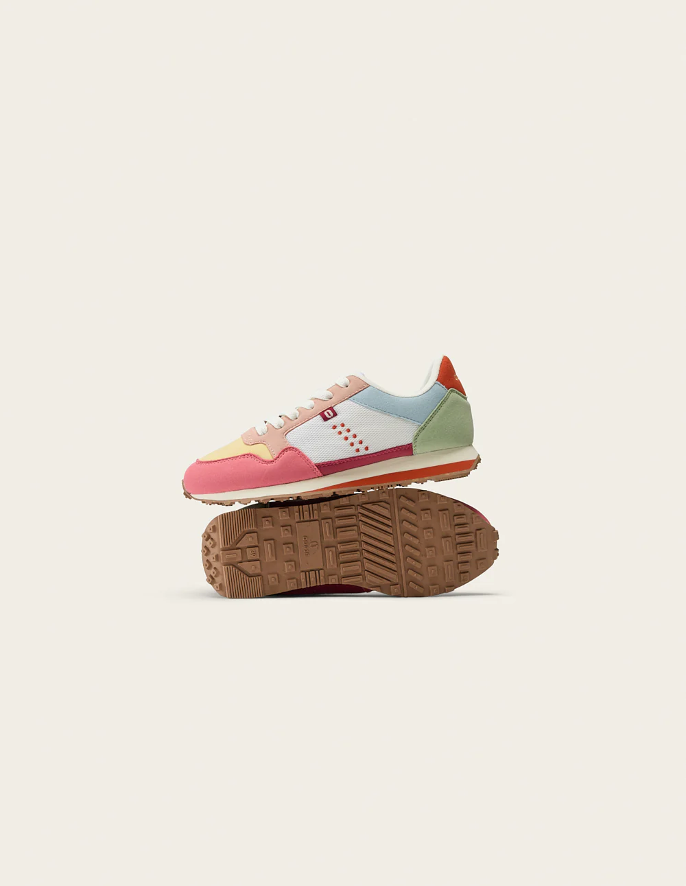 Baskets basses Gabrielle - Rose citron rose clair - Image 5