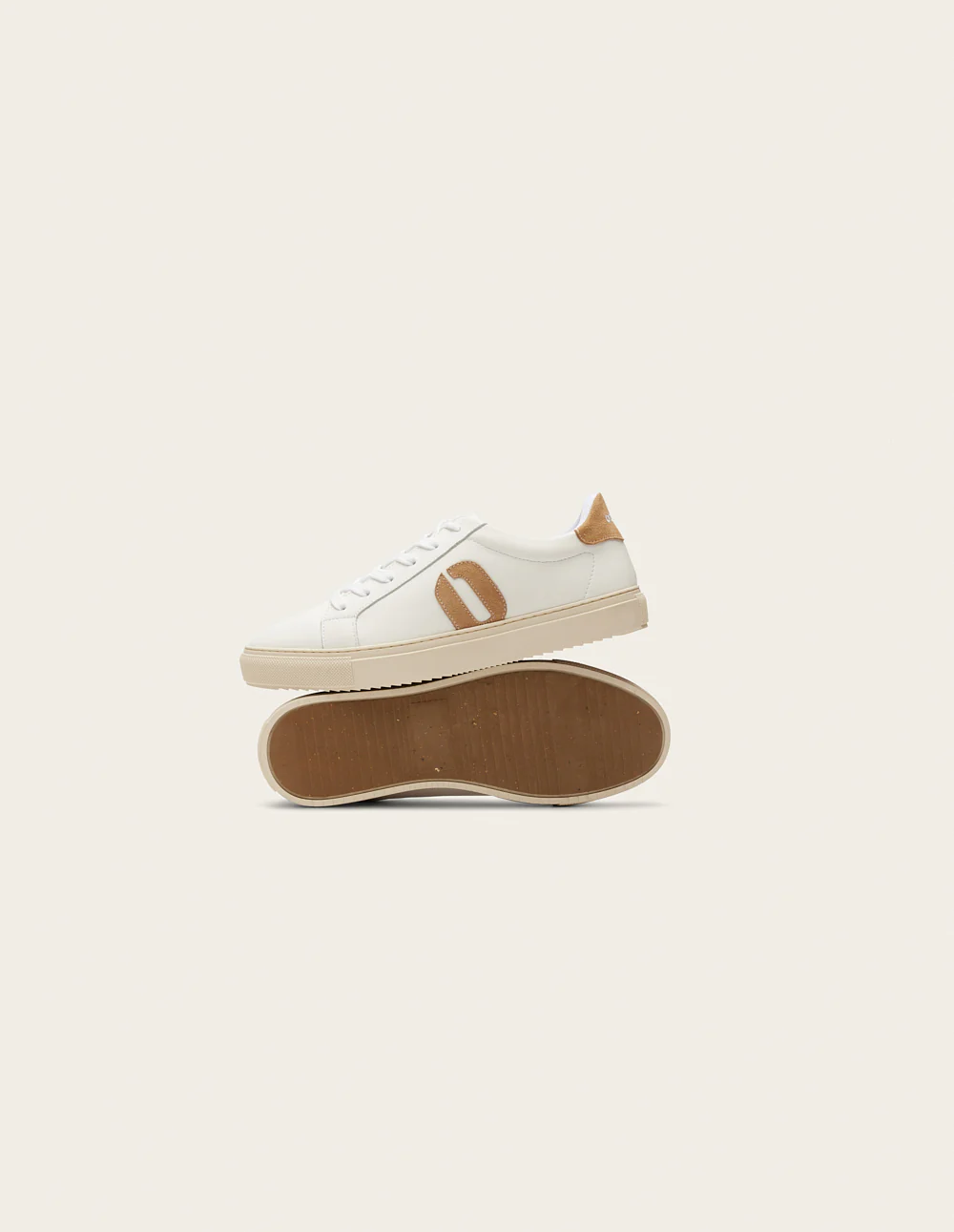 Baskets basses Gloria - Blanc beige - Image 4