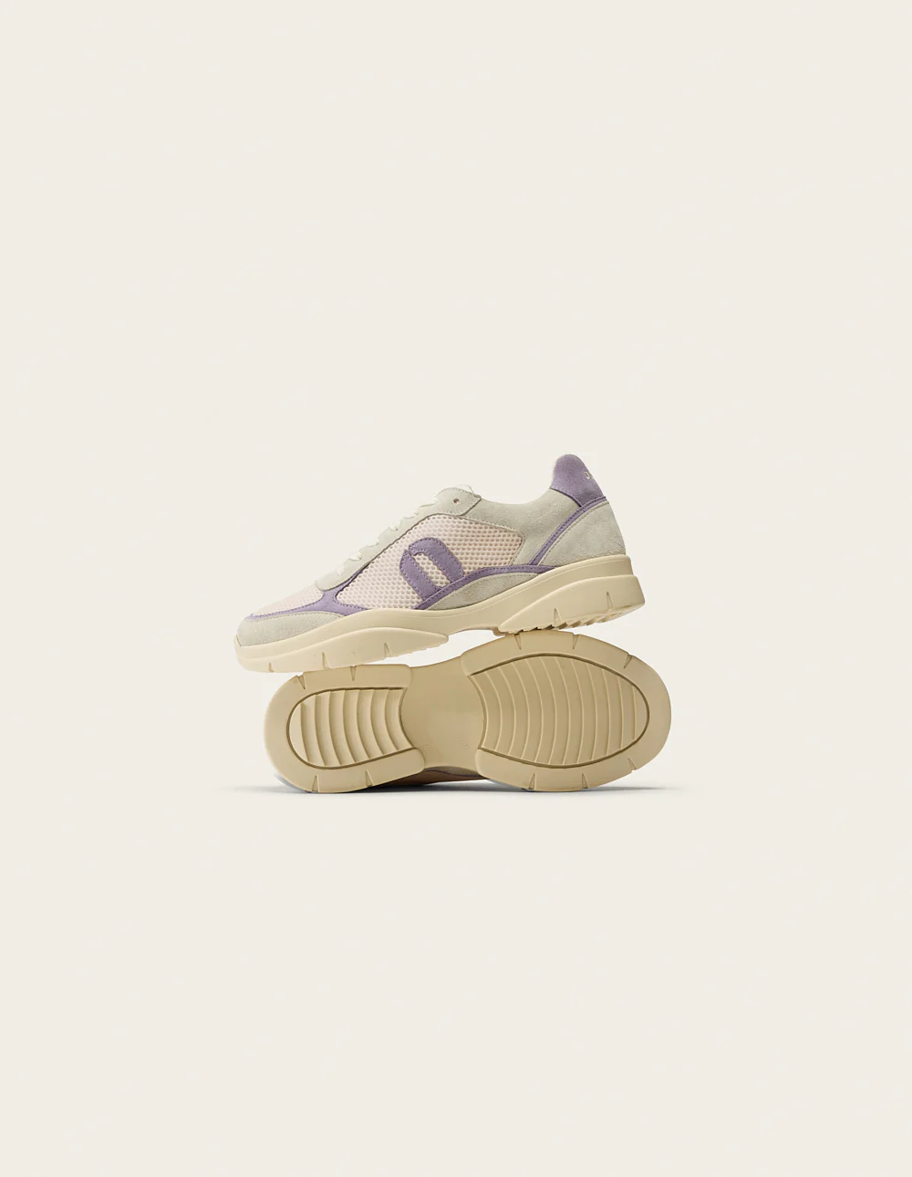 Baskets basses Larel - Ivoire lilas - Image 4