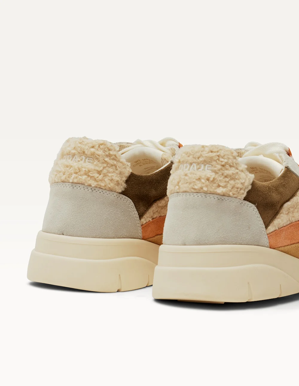 Baskets basses Laura - Beige crème kaki - Image 5