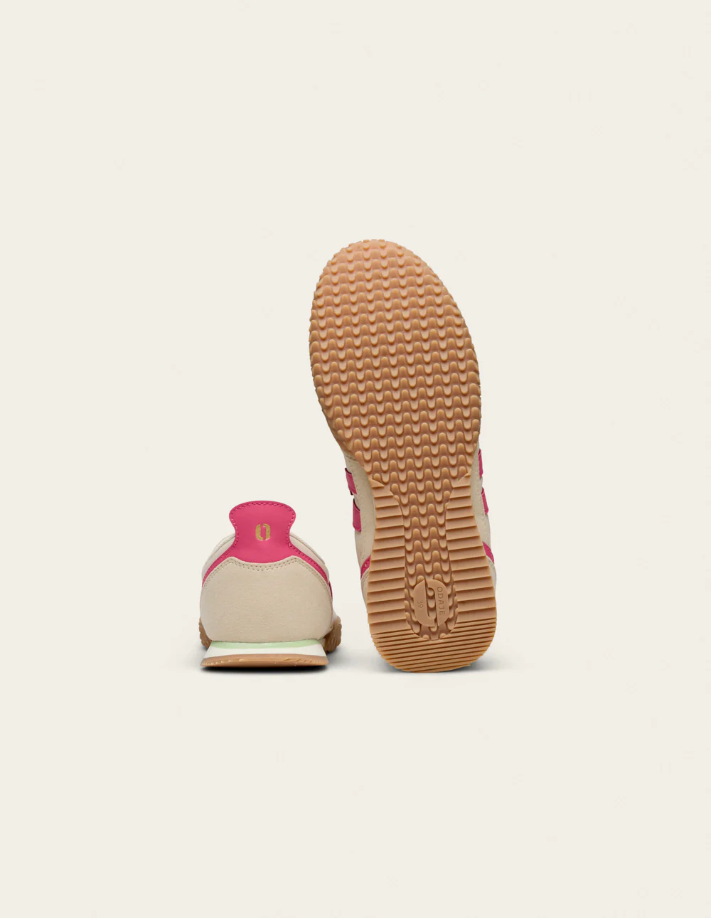 Baskets basses Layras - Beige rose pistache - Image 7