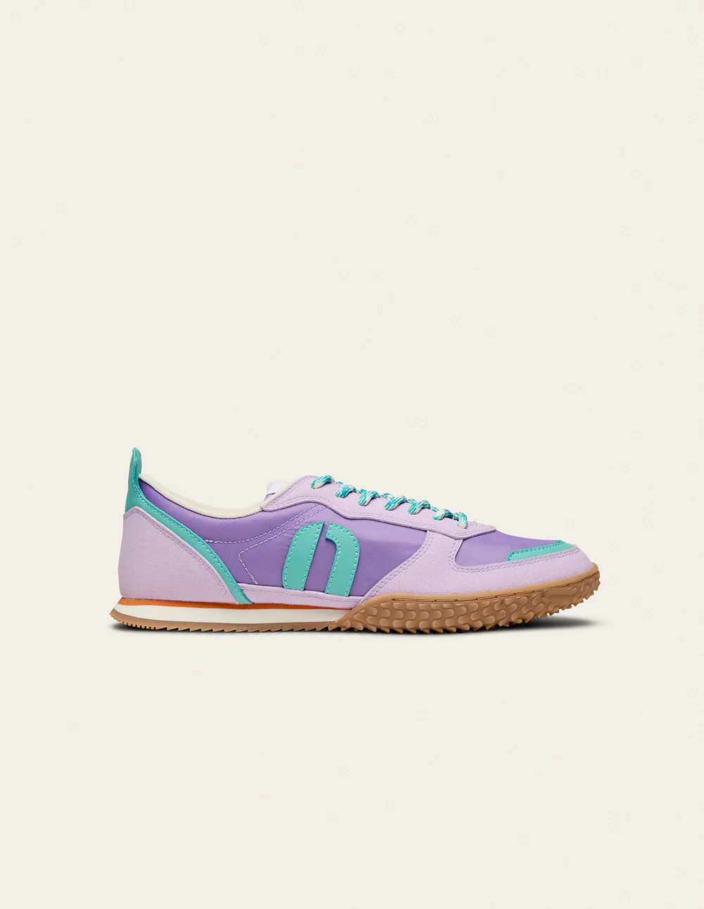 Baskets basses Layras - Lilas turquoise orange