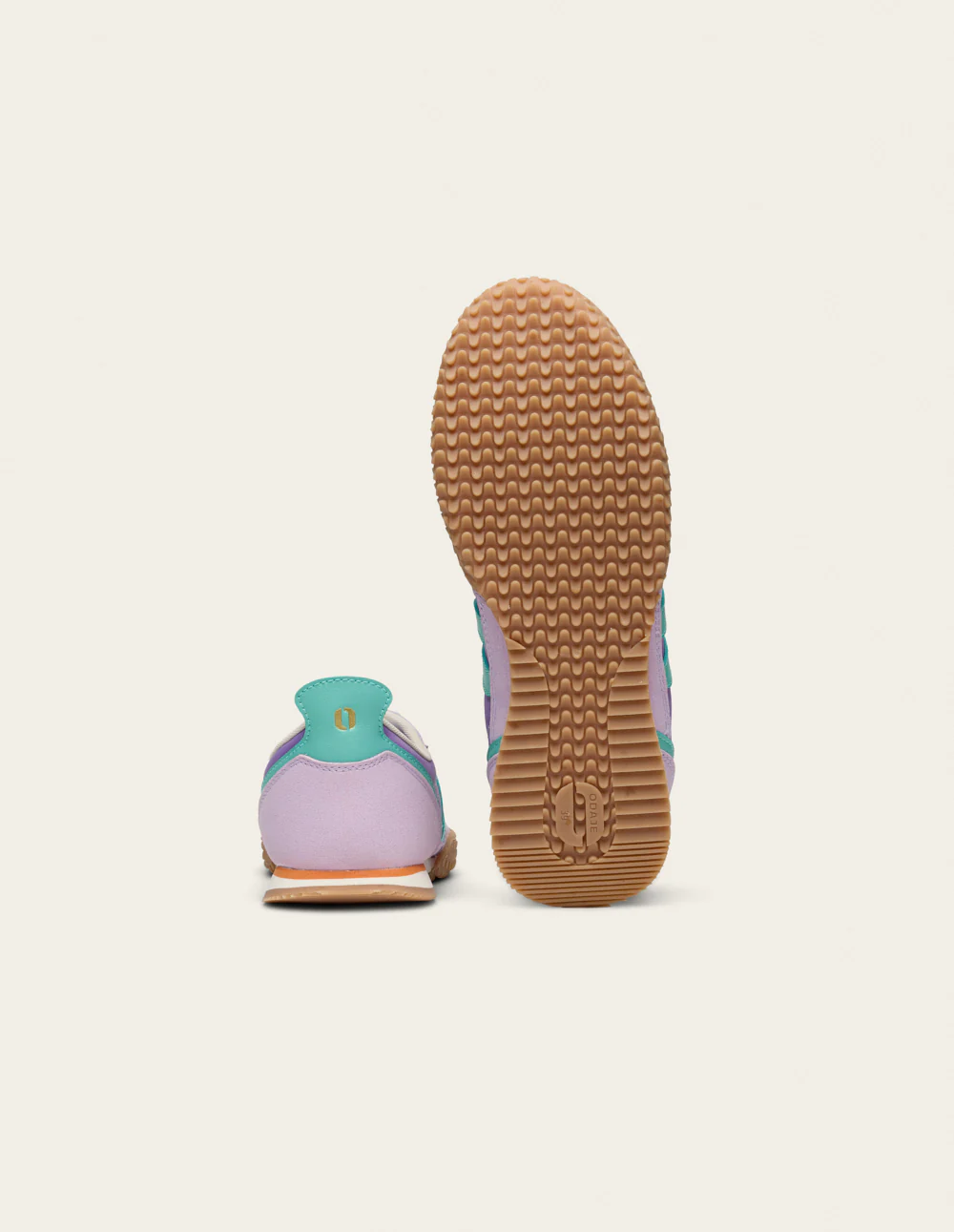 Baskets basses Layras - Lilas turquoise orange - Image 7