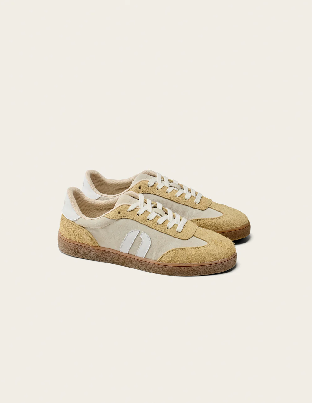 Baskets basses Lucia - Beige ivoire blanc - Image 3